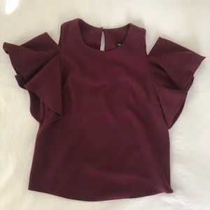 ASOS cold shoulder top